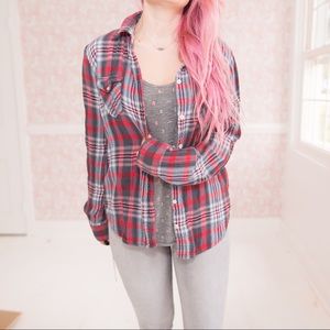 Red and Grey Flannel
